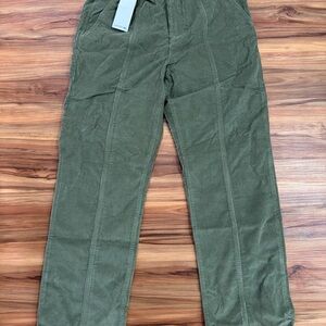 Lacoste Olive Green Corduroy Chinos